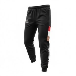Pantalón chándal fino para niño 100% algodón con cintura elástica deporte negro