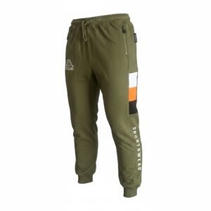 Pantalón chándal fino para niño 100% algodón con cintura elástica deporte verde
